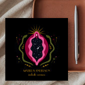 黒助産師サービス妊娠妊婦の膣 スクエア名刺