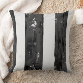 黒動揺して白 クッション (ブランケット)