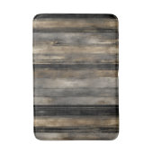 黒動揺して金ゴールドグレーストライプ バスマット (正面縦)