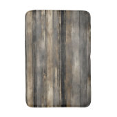 黒動揺して金ゴールドグレーストライプ バスマット (正面縦)