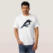 黒勘定書を出されたカササギ Tシャツ (正面フル)