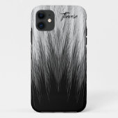 黒包まれたと白の羽グラデーションで Case-Mate iPhoneケース (裏面)