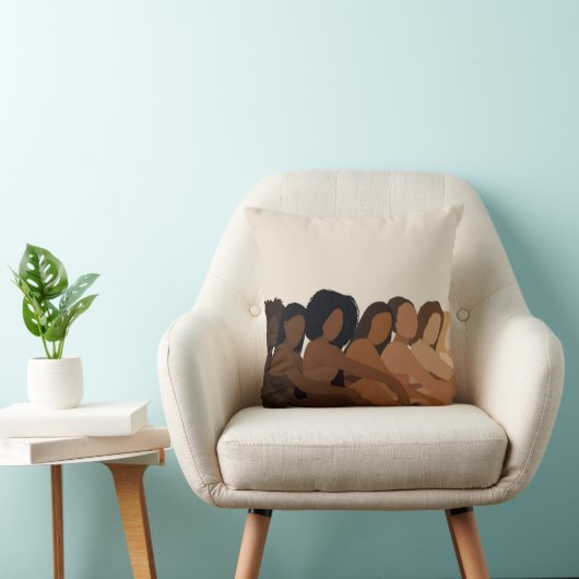 黒化した女性用枕 クッション (椅子)