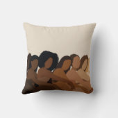 黒化した女性用枕 クッション (裏面)