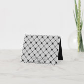 黒十字カスタムサンキューカード サンキューカード (裏面)