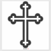 黒十字架 シール (シート)