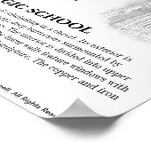 黒十字魔法学校ポスターNo.2 ポスター (角)