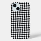 黒千鳥格子の Case-Mate iPhoneケース (裏面)