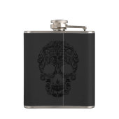 黒単色フローラ糖スカル フラスク (裏面)