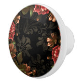 黒印エレガント刻フローラ セラミックノブ (右)