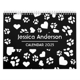 黒印パーソナライズされた刷（前版付） カレンダー