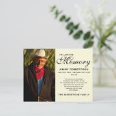 黒及びクリーム記念家族の承認 ポストカード (スタンド正面)