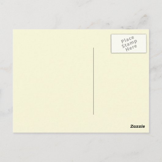 黒及びクリーム記念家族の承認 ポストカード (裏面)