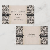 黒及びタン 名刺 (正面/裏面)