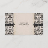 黒及びタン 名刺 (裏面)