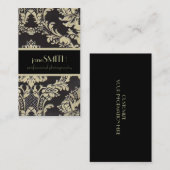 黒及びタン 名刺 (正面/裏面)