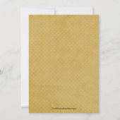 黒及び金ゴールドの写真の卒業の招待状 招待状 (裏面)