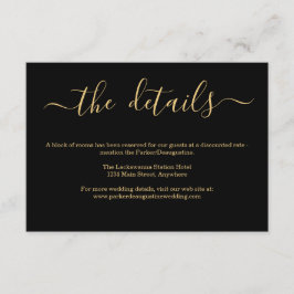 黒及び金ゴールドの情報/詳細のエンクロージャカード エンクロージャーカード