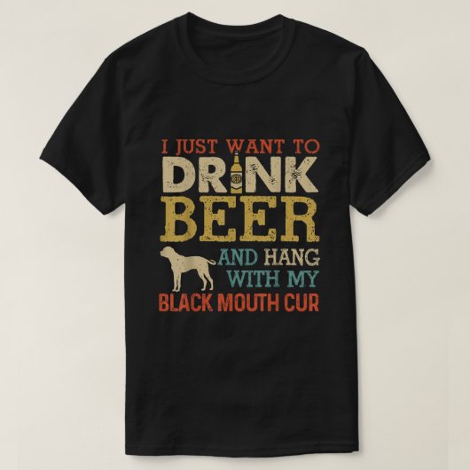 黒口パパドリンクつるドビール付おもしろいき Tシャツ (デザイン正面)