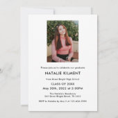 黒台大学院モダン写真卒業 招待状 (裏面)