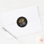 黒史の月アフリカンアメリカン10番目Bl ラウンドシール (封筒)