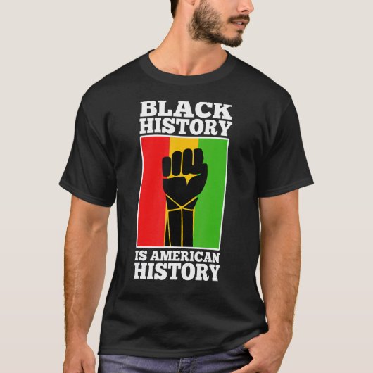 黒史はアメリカ史3 Tシャツ (正面)