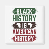 黒史はアメリカ史 マグネット (正面)