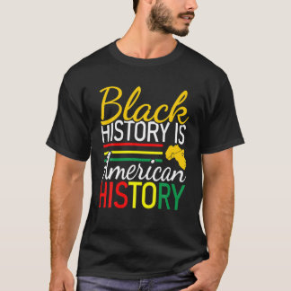 黒史はアメリカ史 – 政治学 Tシャツ