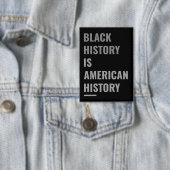 黒史はアメリカ史 – 認識度 缶バッジ (インサイチュ)