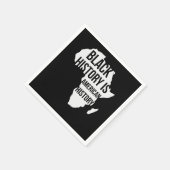 黒史はアメリカ史(2) スタンダードカクテルナプキン (角)