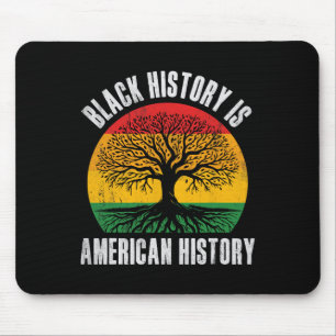 黒史はアメリカ史Bhmアフリカ根 マウスパッド