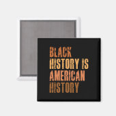 黒史はアメリカ史Bhm African Mela マグネット (正面/裏面)