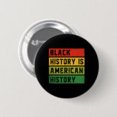 黒史はアメリカ史Bhm African Prid 缶バッジ (正面&裏面)