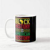 黒史はアメリカ歴史十二月黒 コーヒーマグカップ (左)