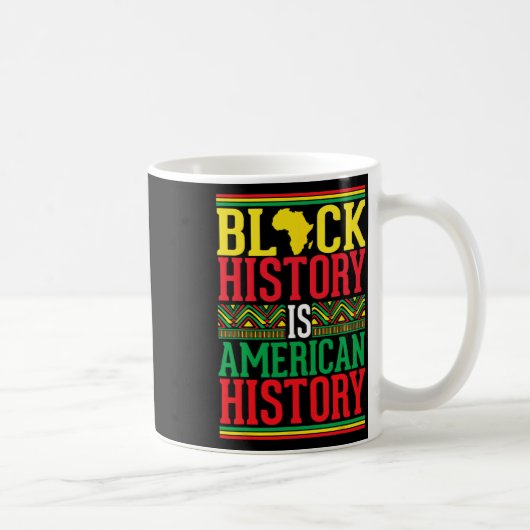 黒史はアメリカ歴史十二月黒 コーヒーマグカップ (右)