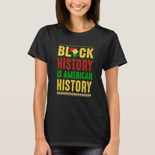 黒史はアメリカ歴史多様性と朱 Tシャツ