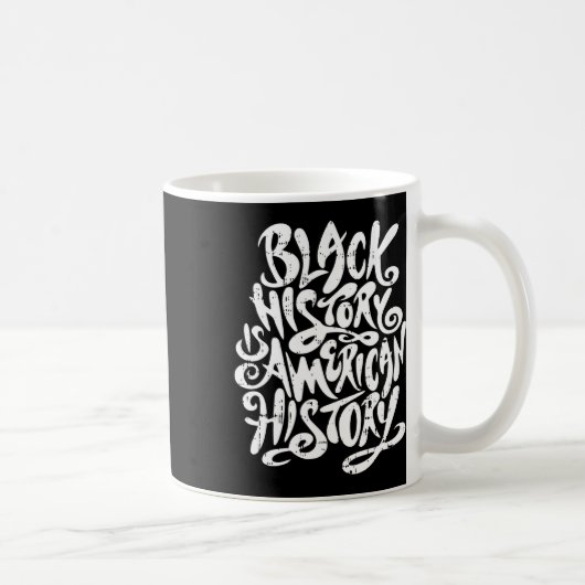 黒史はアメリカ歴史黒史Mo コーヒーマグカップ (右)
