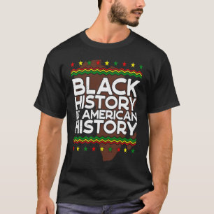 黒史はアメリカ歴史黒史Mo Tシャツ