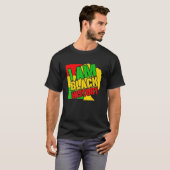 黒史はアメリカ歴史黒史Mo Tシャツ (正面フル)