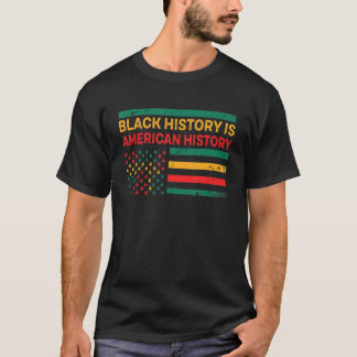 黒史はアメリカ歴史黒史Mo Tシャツ