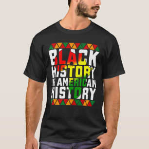 黒史はアメリカ歴史黒史Mo Tシャツ