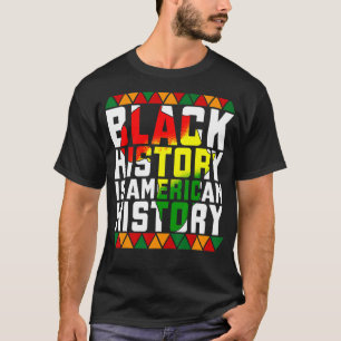黒史はアメリカ歴史黒史Mo Tシャツ