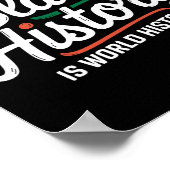 黒史は世界史黒史の月 ポスター (角)