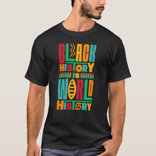 黒史は世界史2 Tシャツ (正面)