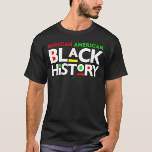 黒史アフリカ系アフリカ系アメリカ人男性B Tシャツ