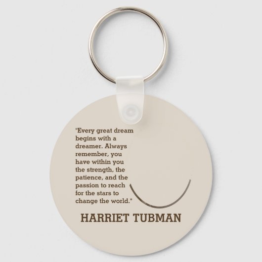 黒史感動的月HARRIET TUBMAN キーホルダー (正面)