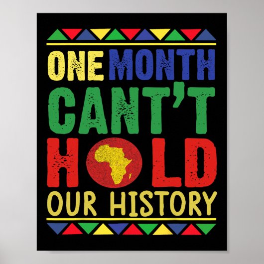 黒史1か月我々のヒストを保持できない ポスター (正面)