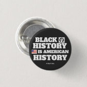 黒史(アメリカ史) - A MisterP 缶バッジ (正面&裏面)