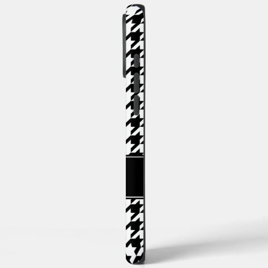 黒名門私立校風の白千鳥格子の Case-Mate iPhoneケース (裏面 / 左)