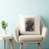 黒唇側枕 クッション (椅子)